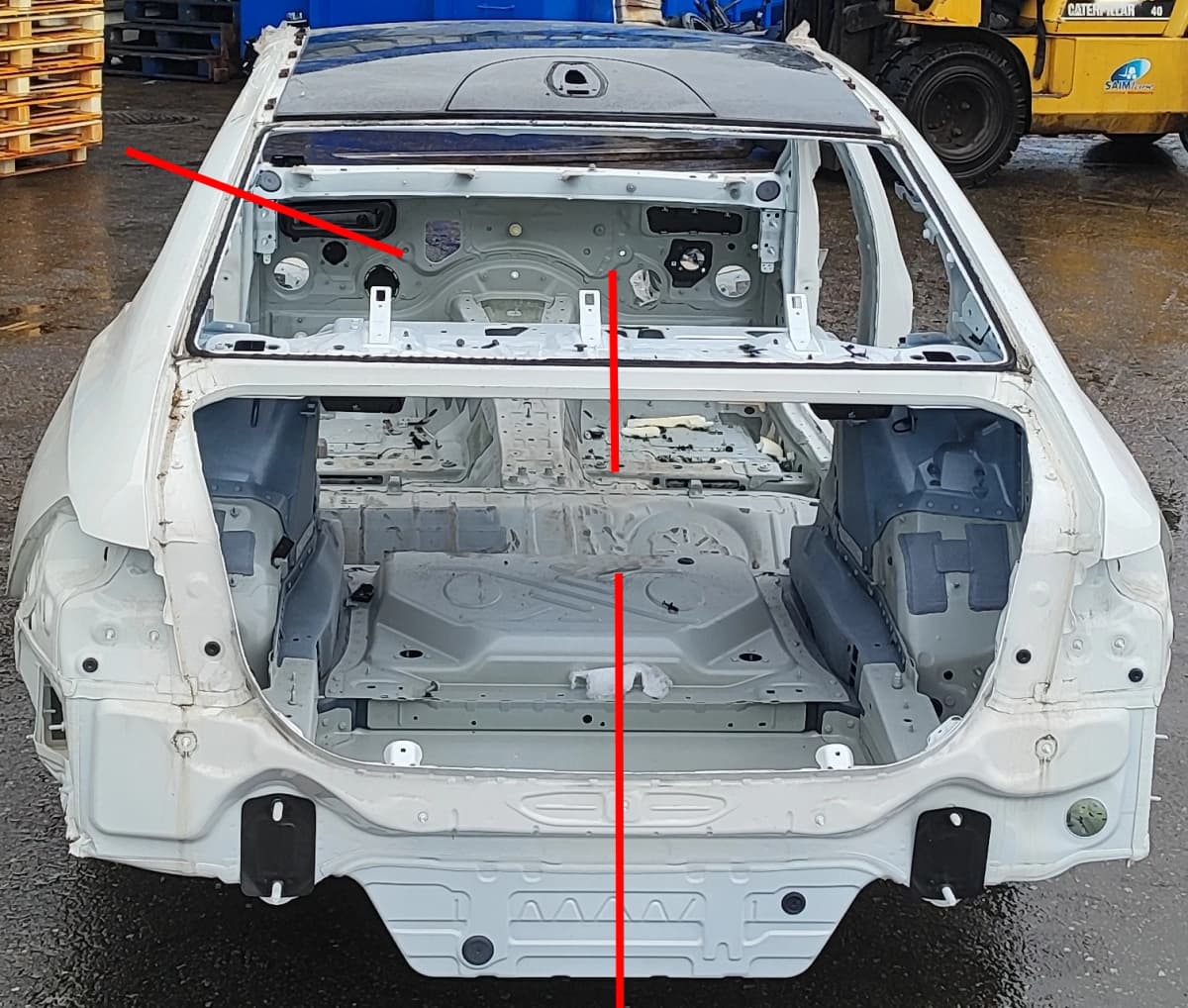 BMW 5 G60 Rear Left Quarter Panel Electricity 250kw 2024 35361035